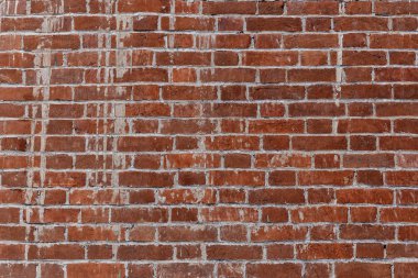 Bir arka plan görüntüsü, kırmızı tuğla duvar eski