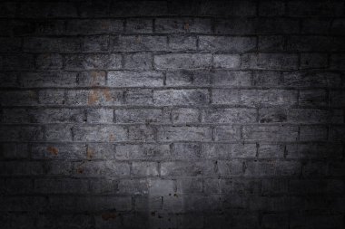 doku grunge arka plan vignetted köşeli tuğla duvar