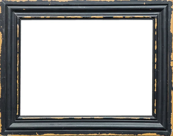 Moldura de imagem vazia clássica isolada no fundo branco — Fotografia de Stock