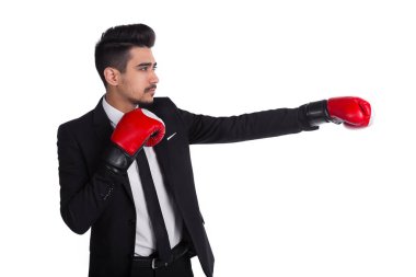 Genç Ofis Yöneticisi boks eldiven