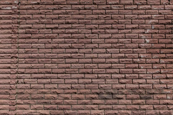 오래 된 빈티지 붉은 벽돌 벽 텍스처의 배경 — 스톡 사진