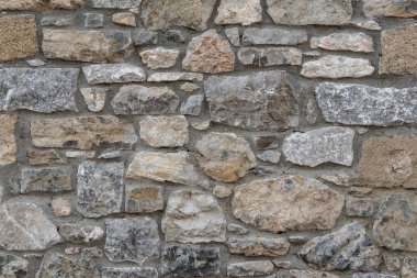 Granit doku, yüzey closeup taş duvar