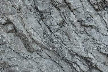 Yaşlı gri taş makro, granit doku portre