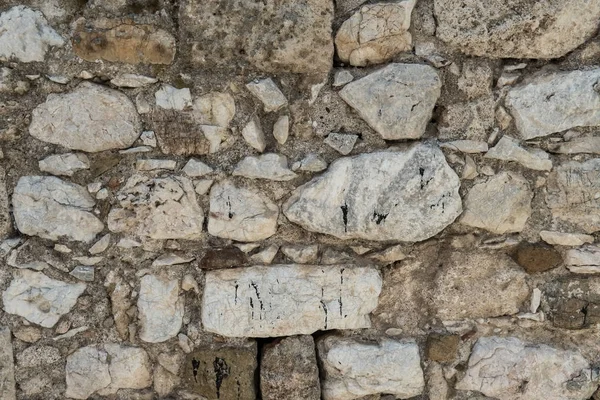 Piedra envejecida, ladrillos viejos textura primer plano — Foto de Stock