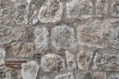 Granit doku, yüzey closeup taş duvar