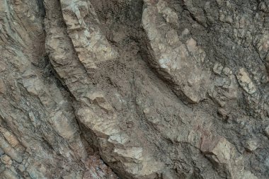 Yaşlı gri taş makro, granit doku portre