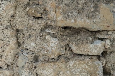 Granit doku, yüzey closeup taş duvar