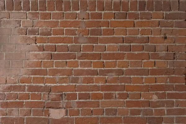 Eski kırmızı tuğla ve Beyaz çimento, duvar doku — Stok fotoğraf