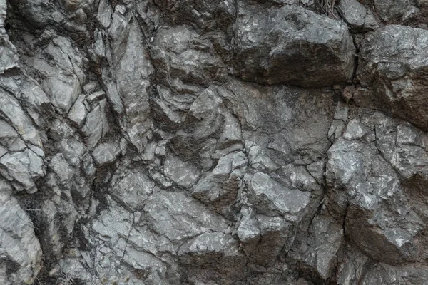 Aged gray stone macro, granite texture closeup — Stock Photo, Image