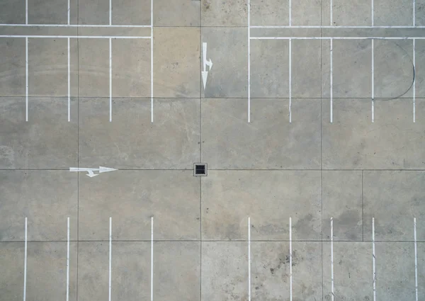 Boş otoparklar, hava manzarası..