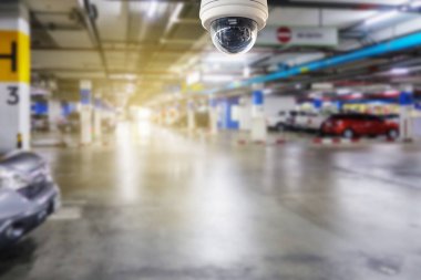 Otoparka güvenlik kameraları yerleştirildi.