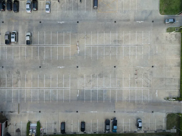 Empty parking lots, aerial view. — Stock Photo, Image