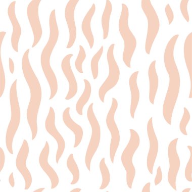 Tekstil tasarımı için soyut hayvan desenleri kusursuz. Güzel geometrik arka plan. El yapımı doku. Vektör illüstrasyonu