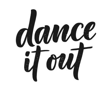 Parmak izi, logo ve poster tasarımı için el çizimi cümlesi. Harfler ve yaratıcı kavramlar. Vektör illüstrasyonu