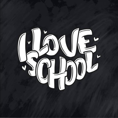 Okul harfleri alıntısına tekrar hoş geldiniz. Okul satış etiketine geri dönelim. Vektör çizimi. El çizimi harf rozetleri. Tipografi amblemi yerleştirildi. Tebeşir arkaplanı