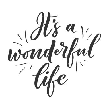 Noel sözü. Kış Xmas sloganı. El çizimi kaligrafik harfler. Davetiye tasarımı için ilham verici bir metin. Vektör illüstrasyonu