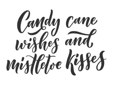 Noel sözü. Kış Xmas sloganı. El çizimi kaligrafik harfler. Davetiye tasarımı için ilham verici bir metin. Vektör illüstrasyonu