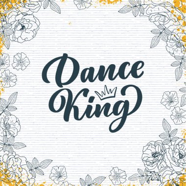 Parmak izi, logo ve poster tasarımı için el çizimi cümlesi. Harfler ve yaratıcı kavramlar. Vektör illüstrasyonu