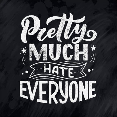 Tasarım konsepti için eğlenceli sloganı olan eskiz afişi. El çizimi çizimi. Modern el yazısı alıntısı. Typography tee baskı tasarımı. Çocuk modası için şirin harfler. Vektör