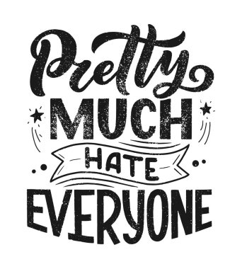 Tasarım konsepti için eğlenceli sloganı olan eskiz afişi. El çizimi çizimi. Modern el yazısı alıntısı. Typography tee baskı tasarımı. Çocuk modası için şirin harfler. Vektör