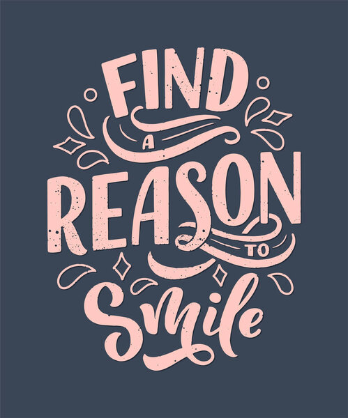 Плакат мотивационной каллиграфии. Вдохновляющая цитата. Концепция иллюстрации. Положительная поговорка от руки. Векторная типография
.