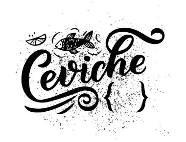 Meksika Menüsü 'nde Guacamole, Enchilada, Tacos, Nachos ve daha fazlası var. Beyaz arkaplanda vektör vintage illüstrasyon. Vektör