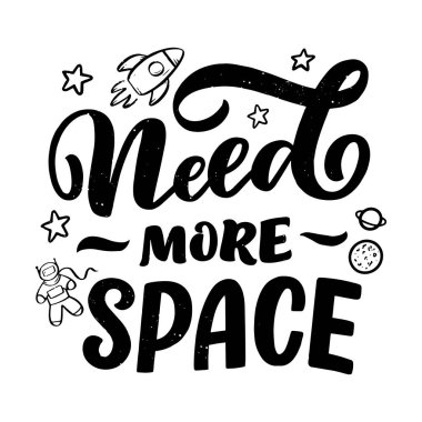 Tekstil tasarımı ve baskısı için alan hakkında eskiz harfleri. Modern moda çocuk konsepti. Karalama çizimi. El yapımı kart. Vektör tipografi posteri.