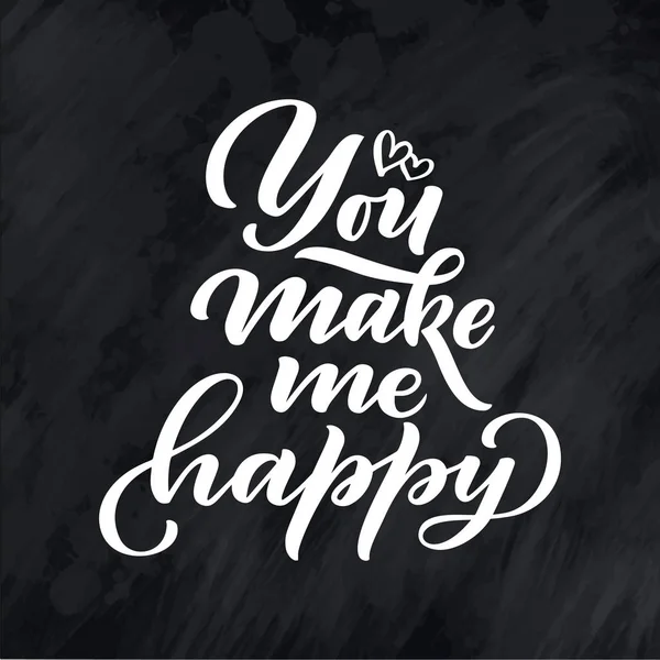 Lettering Quote Love Cartel Tipográfico Dibujado Mano Para Tarjetas Felicitación — Vector de stock