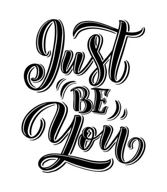 Sesin soyut alıntı harfleriyle ilgili. Kaligrafi ilhamı grafik tasarım tipografi elementi. Elle yazılmış kartpostal. Sevimli basit vektör işareti el çizimi biçimi. Tekstil baskısı