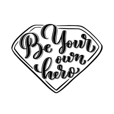 Sesin soyut alıntı harfleriyle ilgili. Kaligrafi ilhamı grafik tasarım tipografi elementi. Elle yazılmış kartpostal. Sevimli basit vektör işareti el çizimi biçimi. Tekstil baskısı