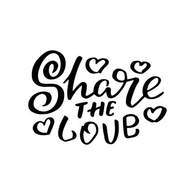 siyah el yazıları sevgililer günü tasarım posteri, tebrik kartı, fotoğraf albümü, afiş, hat yazısı, vektör illüstrasyonu