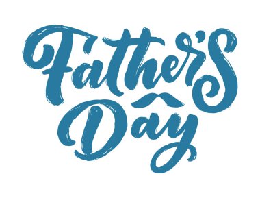 Babalar günü tebrik kartı için mektup, her şey için harika bir tasarım. Tipografi posteri. Vektör vintage çizimi.