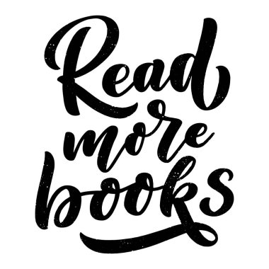 Kitaplar ve poster tasarımı hakkındaki soyut harfler. El yazısıyla yazılmış mektuplar. Tipografi komik bir alıntı. Vektör illüstrasyonu