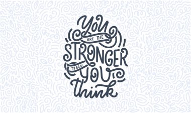 İlham verici bir alıntı. Harflerle ve dekorasyon unsurlarıyla el yapımı klasik çizimler. Tişört ve çantalarda, kırtasiyelerde ya da posterlerde parmak izi aranıyor. Vektör