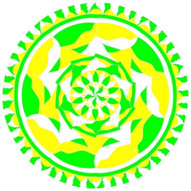 Süsleme soyut, desen kalıp, tasarım, dekorasyon öğesi, vektör çizim kesilmiş