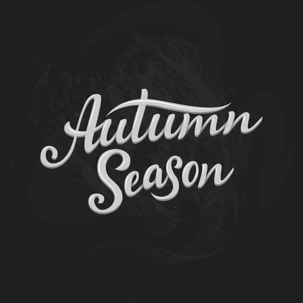 Autumn Season Harfleri Yapımı Kompozisyon Kartlar Baskılar Afişler Posterler Daha — Stok Vektör