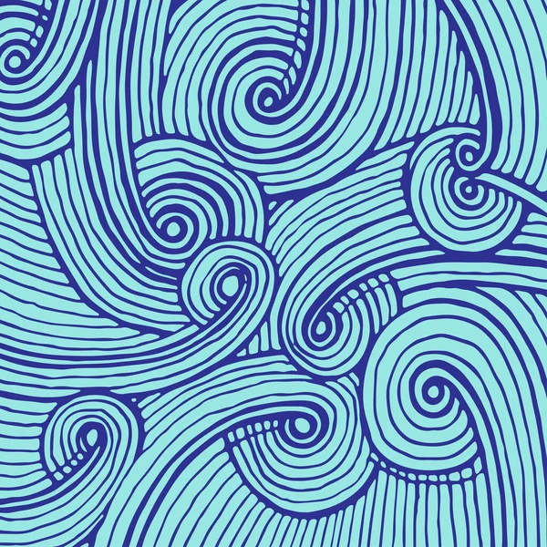 Abstrakter Hintergrund Von Gekritzelten Handgezeichneten Linien Buntes Muster Vektorillustration — Stockvektor