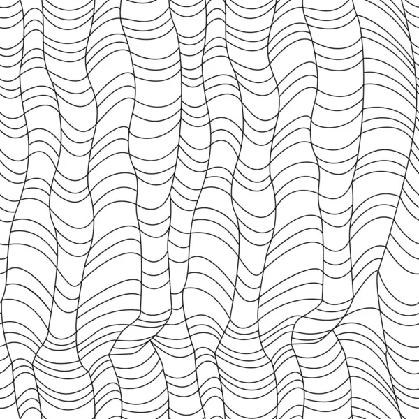 Abstrakt Sömlös Bakgrund Med Klotter Stil Zen Trassel För Dig — Stock vektor