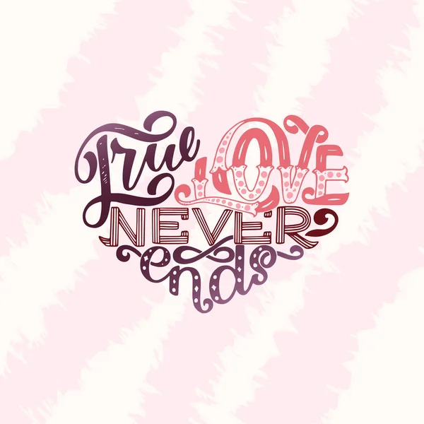 Aşk Kavramı Ilham Verici Yazısı Motivasyon Posteri Bir Logo Için — Stok Vektör