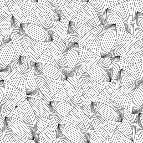 Fond Abstrait Avec Style Doodle Enchevêtrement Zen Pour Vous Conception — Image vectorielle