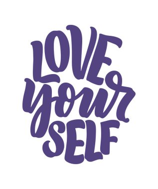 Harfleri kendine sakla. Blog veya satış için vektör alıntısı. Güzel bir şeyler yapmanın zamanı geldi. Güzellik, vücut bakımı, kaliteli kozmetik ürünler, lezzetli yemekler, ego. Modern yazı metni. Tasarım baskısı