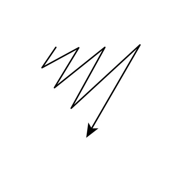 Сучасна Піктограма Тонкої Лінії Спалаху Символ Контурів Преміум Якості Проста — стоковий вектор