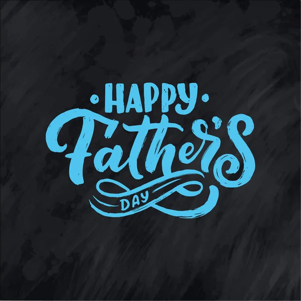 Lettering Father Day Greeting Card Great Design Any Purposes Typography — Stock Vector