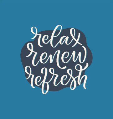 Masaj hakkında eğlenceli bir slogan. Tipografi alıntısı. El çizimi ilham verici, motive edici bir poster. Kozmetik baskısı, rozet, logo, etiket. Vektör