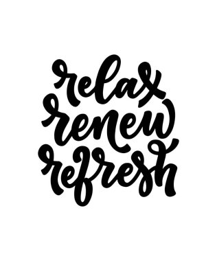 Masaj hakkında eğlenceli bir slogan. Tipografi alıntısı. El çizimi ilham verici, motive edici bir poster. Kozmetik baskısı, rozet, logo, etiket. Vektör