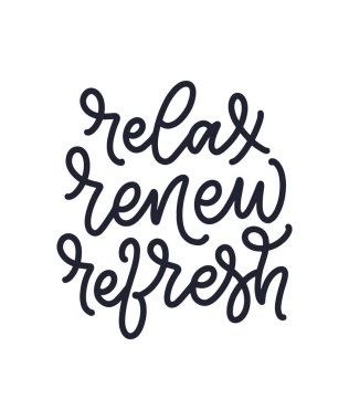 Masaj hakkında eğlenceli bir slogan. Tipografi alıntısı. El çizimi ilham verici, motive edici bir poster. Kozmetik baskısı, rozet, logo, etiket. Vektör