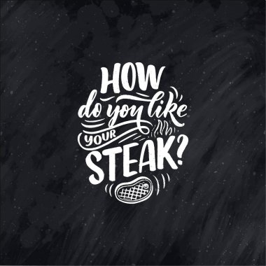 Çok eğlenceli bir slogan, her amaç için harika bir tasarım. Aile yemeği tasarımı için mektup. Komik baskı, afiş ve barbekü ile ilgili cümleler. Yaz kartı. Vektör illüstrasyonu