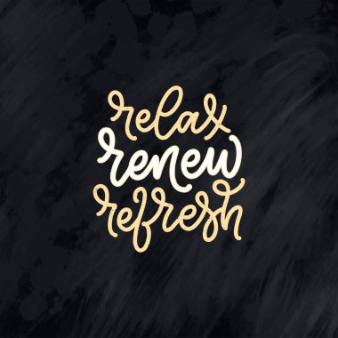 Masaj hakkında eğlenceli bir slogan. Tipografi alıntısı. El çizimi ilham verici, motive edici bir poster. Kozmetik baskısı, rozet, logo, etiket. Vektör illüstrasyonu