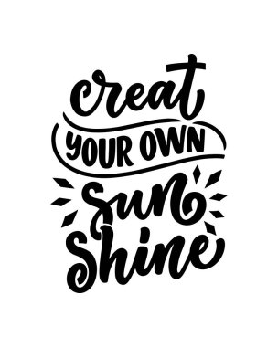 Summer hakkında el yazması kompozisyon. Komik sezon sloganı. Seyahat acentesi ve sahil partisi için ayrı bir el yazısı alıntısı. Pankart, kartpostal, baskı ya da poster için harika bir tasarım. Vektör illüstrasyonu