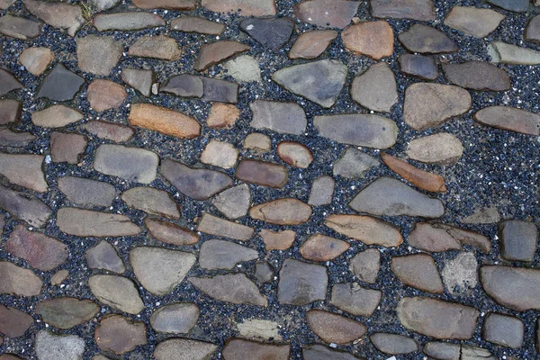 Texture Stone Pavement Tiles Cobblestones Bricks Background — Stock Photo, Image